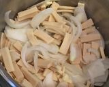高野豆腐でオニオンスープ作り方3写真