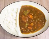 簡単☆カボチャ溶け込むひき肉カレー作り方6写真