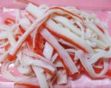 小さなこうやとカニカマの塩昆布和え作り方4写真