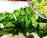 小松菜・椎茸・豚こま☺にんにく中華炒め作り方3写真