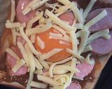 たまごとカレーのチーズトースト！作り方3写真