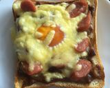 たまごとカレーのチーズトースト！作り方4写真