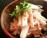 ５分で一品☆大根菜とひじきのごま油炒め作り方4写真