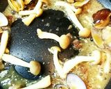 アサリと茸の和風パスタ作り方4写真