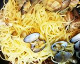 アサリと茸の和風パスタ作り方5写真