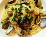 アサリと茸の和風パスタ作り方6写真