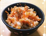 簡単☆にんじんごはん作り方4写真