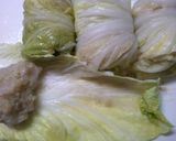 簡単！和風味♫ 白菜でロールキャベツ風！作り方7写真