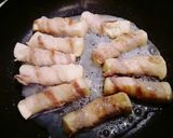 高野豆腐の豚バラ巻き作り方3写真