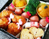 幼稚園運動会♡娘と２人の可愛いお弁当♡作り方3写真