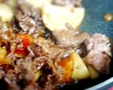 焼肉のたれとコチュジャンで　牛ジャガ炒め作り方4写真