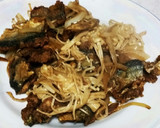 サンマとえのきと玉ねぎのポン酢炒め作り方5写真