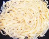 簡単*15分でお店のたらこクリームパスタ作り方9写真