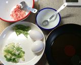 中学男子のおやつ！財布に優しいカニ玉丼作り方1写真