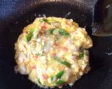 中学男子のおやつ！財布に優しいカニ玉丼作り方7写真