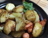 皮付きじゃがいもでジャーマンポテト作り方6写真
