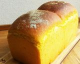 ♡かぼちゃとお豆腐のふんわり食パン♡作り方4写真