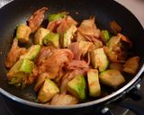 ✤アボカドとベーコンのキムチ焼きそば✤作り方3写真