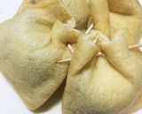 納豆の油揚げ包み焼き作り方4写真