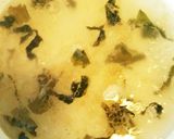わかめスープで湯豆腐作り方1写真