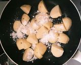フライパンで！鶏肉とじゃがいもの唐揚げ作り方3写真