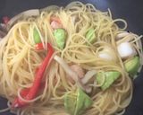 アボカドとエリンギのオイル系パスタ作り方4写真