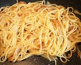 簡単！時短。えのきの和風パスタ作り方4写真
