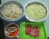 野菜不足解消★たっぷり野菜包みとんぺい焼作り方1写真