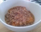 えのきと挽き肉あんかけ豆腐作り方5写真