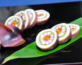 白だし酢で作る ☆ 彩り花酢イカ作り方6写真