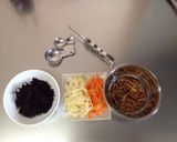 ひじきの煮物(五目おこわの余りで)作り方2写真