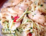 茹で鶏豆乳すりゴマ冷し麺〜♪作り方11写真