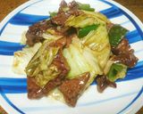 牛肉とキャベツのオイスター醤油炒め作り方5写真
