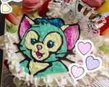 ♡ディズニー♡ジェラトーニ♡ケーキ♡作り方5写真