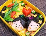 七夕 キャラ弁作り方5写真