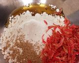 天つゆなし♬簡単春菊の天ぷら作り方1写真
