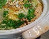 茸と水菜のぽかぽかコチュ鍋作り方12写真