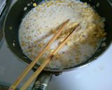簡単ランチ！コーンクリームの パスタ♪*作り方4写真
