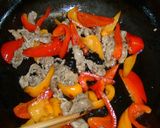パプリカと豚肉の海苔炒め作り方5写真
