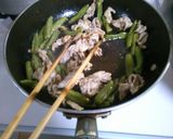 簡単!豚肉と ししとうの胡麻油で甘辛炒め作り方6写真