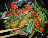 パプリカと豚肉の海苔炒め作り方6写真