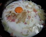 カルボナーラDEパスタグラタン♡作り方5写真