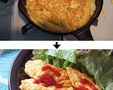 ふっかふか♡卵×豆腐のチーズオムレツ！作り方14写真