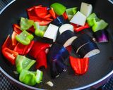 夏野菜のトマトスパゲティ作り方2写真