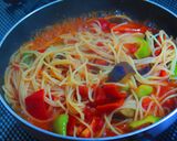 夏野菜のトマトスパゲティ作り方8写真