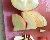 水菜とりんごチキンの手作りごまドレサラダ作り方1写真