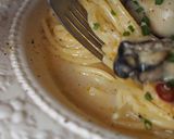 牡蠣のビアンコ*牡蠣のオイルパスタ作り方27写真