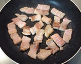 豚バラとさつま芋の炊込みご飯作り方2写真