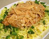 さくさくチキンの明太えのきソース作り方4写真