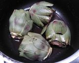 香ばしい♪アーティチョークの蒸し焼き作り方3写真